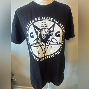 Vintage - one of a kind GG Allin Band Tshirt